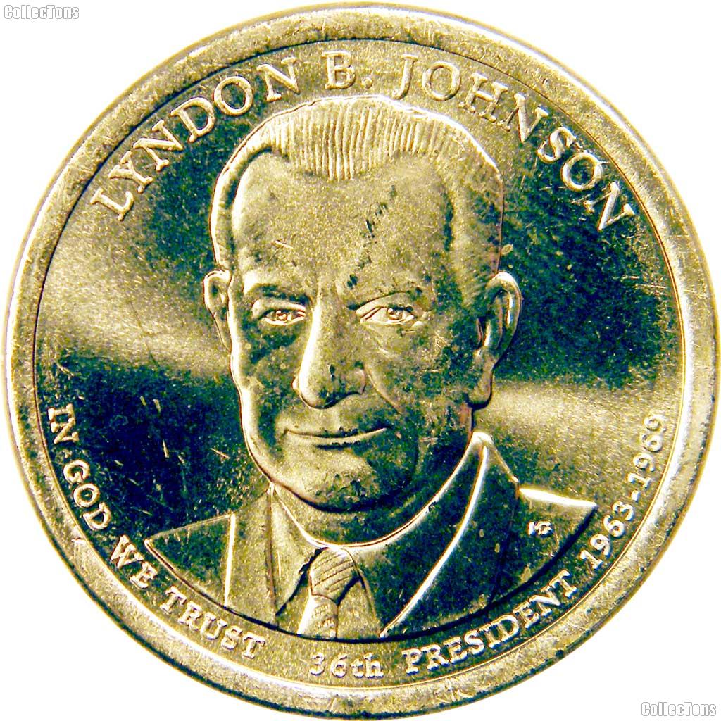 2015-D Lyndon B. Johnson Presidential Dollar GEM BU 2015 LBJ Dollar