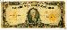 Ten Dollar Bill Gold Certificate Large Size Series 1922 US Currency