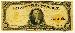Ten Dollar Bill Gold Certificate Large Size Series 1907 US Currency