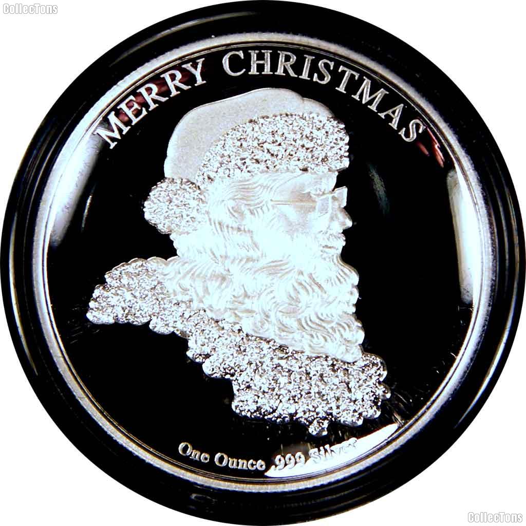 SANTA CLAUS - High Relief Silver Coin from the Perth Mint