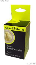 Guardhouse Box of 10 Coin Capsules for 1/4 oz GOLD EAGLES (22mm)