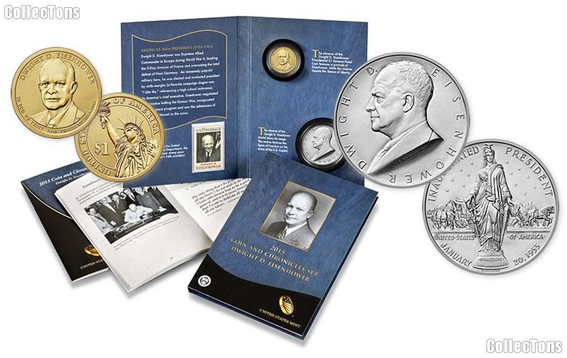2015 Dwight D. Eisenhower Coin and Chronicles Set