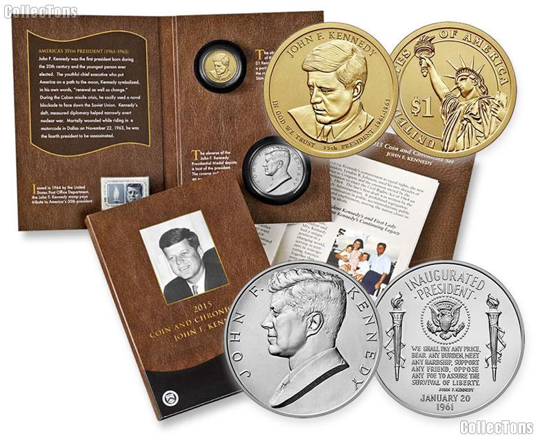 2015 John F. Kennedy Coin and Chronicles Set