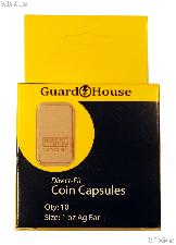 Guardhouse Box of 10 Coin Capsules for 1 oz BARS