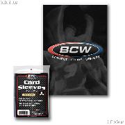 THICK Baseball Card Sleeves by BCW 100 Sleeves for Sports and Trading Cards