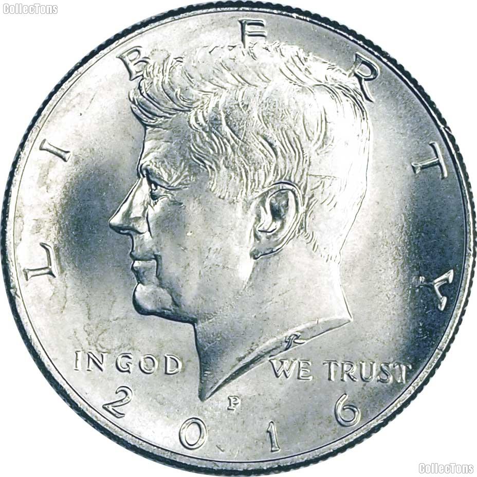 2016-P Kennedy Half Dollar GEM BU 2016 Kennedy Half