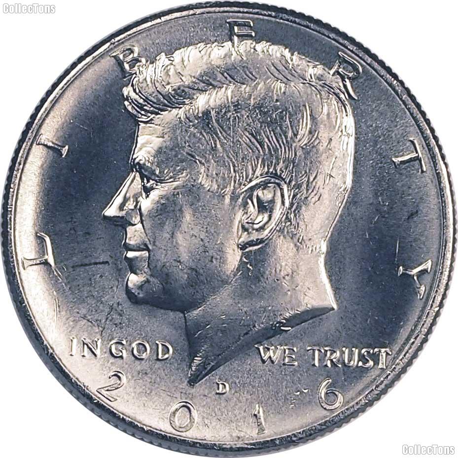 2016-D Kennedy Half Dollar GEM BU 2016 Kennedy Half