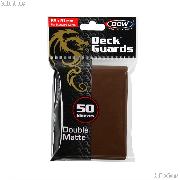 Deck Guard Sleeves for Trading Cards Brown by BCW Pack of 50