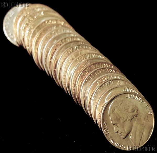 1979 BU Jefferson Nickel Roll - 40 Coins