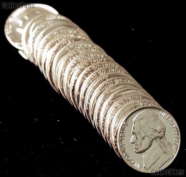 1987-P BU Jefferson Nickel Roll - 40 Coins