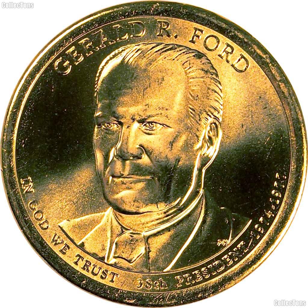 2016-D Gerald R. Ford Presidential Dollar GEM BU