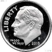 2016-S Roosevelt Dime PROOF Coin 2016 Dime