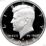 2016-S Kennedy Half Dollar * GEM Proof 2016-S Kennedy Proof