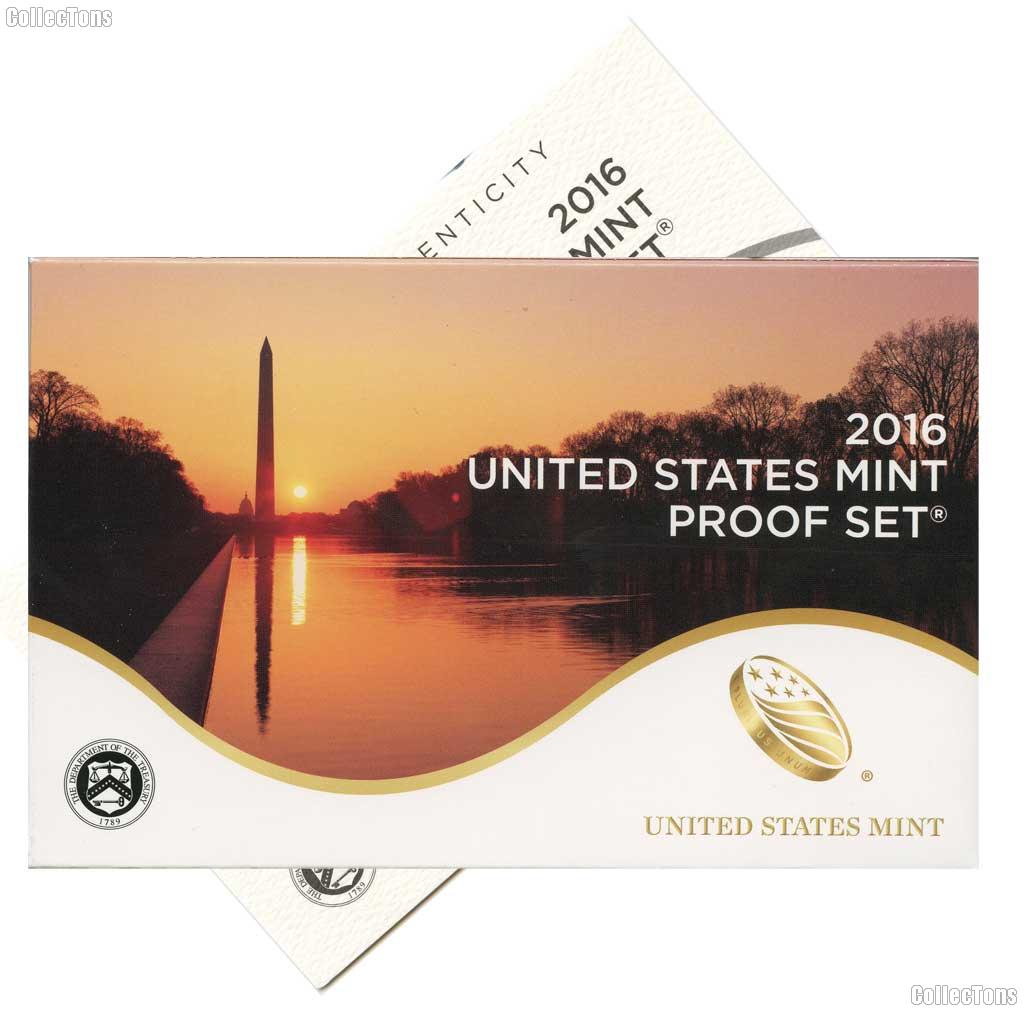 2016 PROOF SET * ORIGINAL * 13 Coin U.S. Mint Proof Set