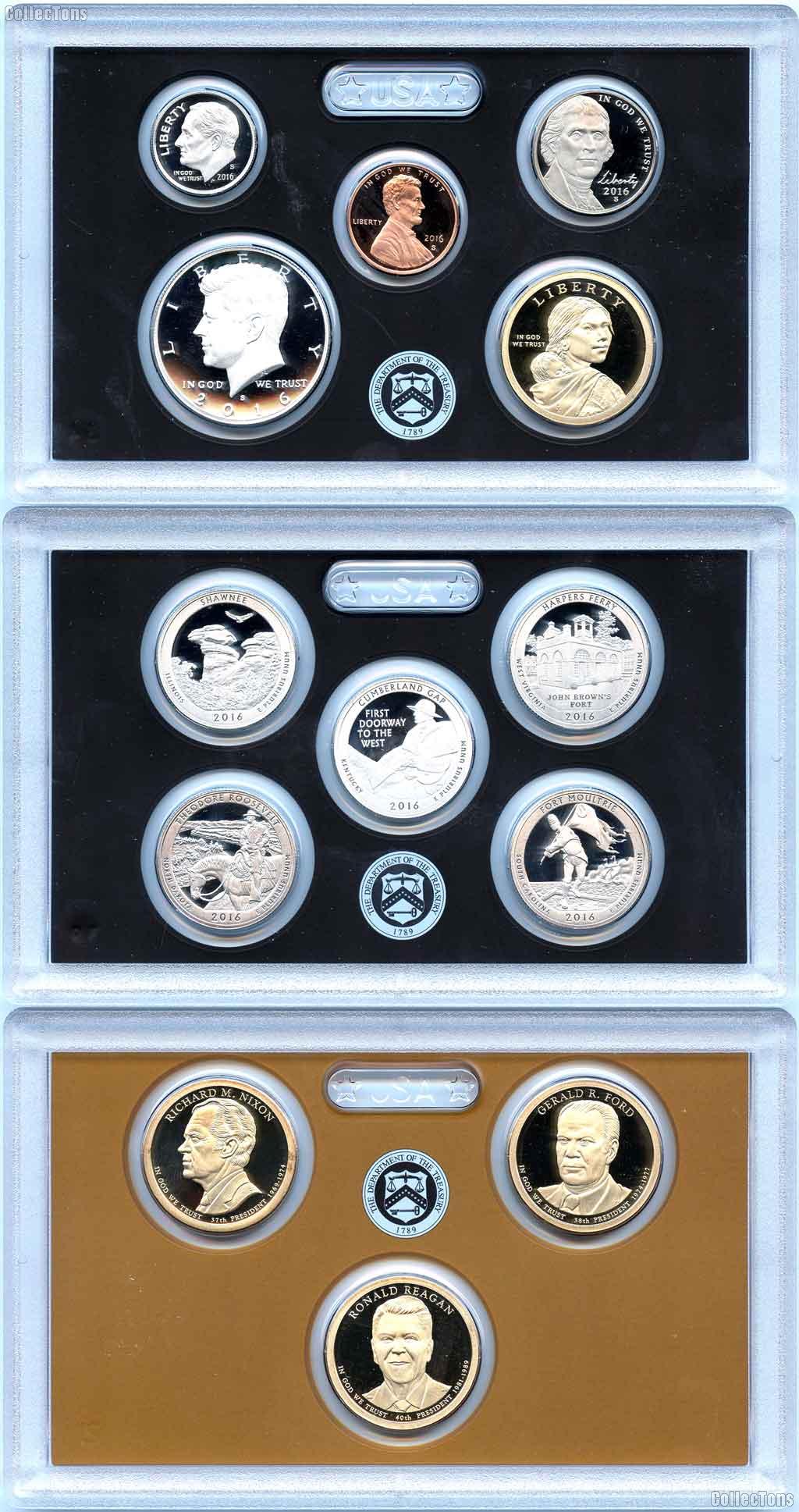 2016 SILVER PROOF SET * ORIGINAL * 13 Coin U.S. Mint Proof Set