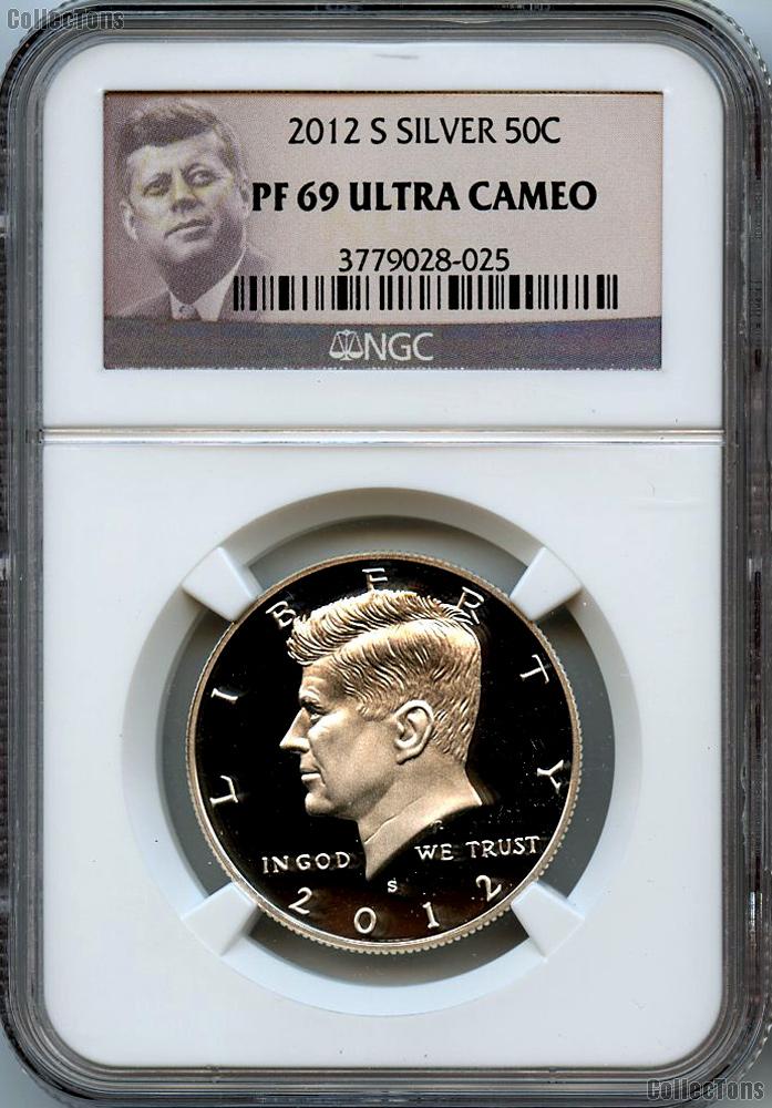 2012-S SILVER Kennedy Half Dollar in NGC PF 69 Ultra Cameo