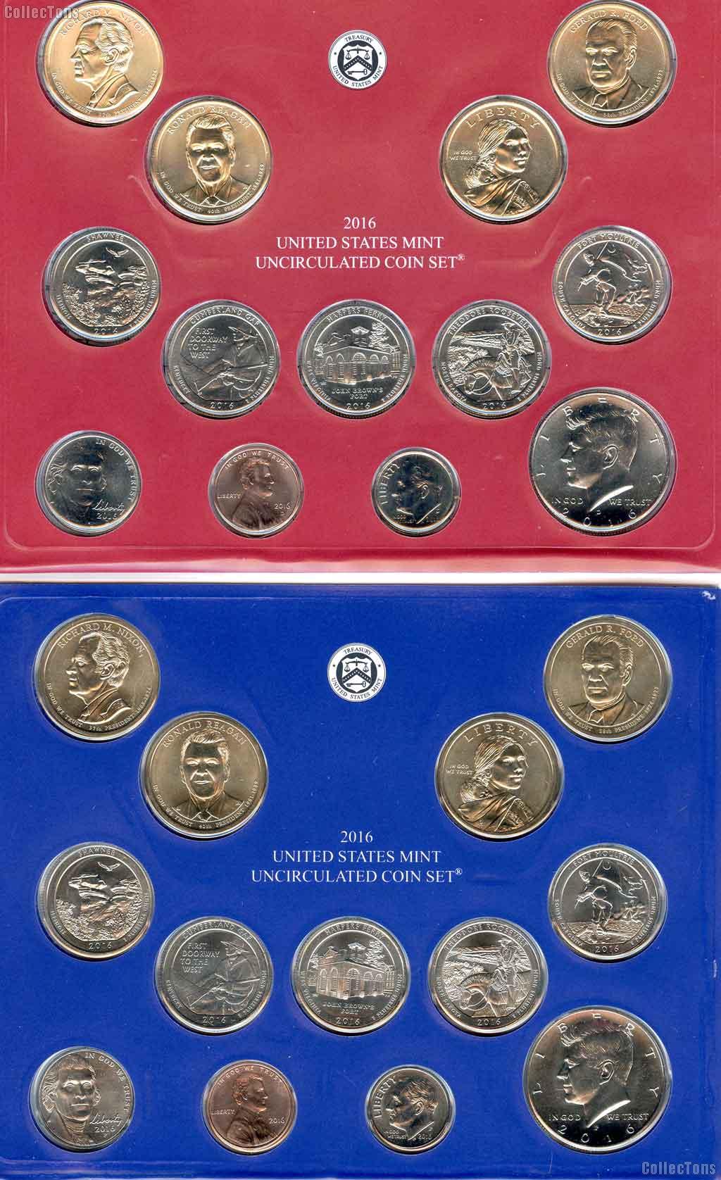 2016 Mint Set - All Original 26 Coin U.S. Mint Uncirculated Set