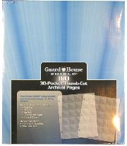 30 Pocket Thumb-Cut Coin Pages for 1.5x1.5 Holders by GuardHouse Shield - Box of 100 Pages