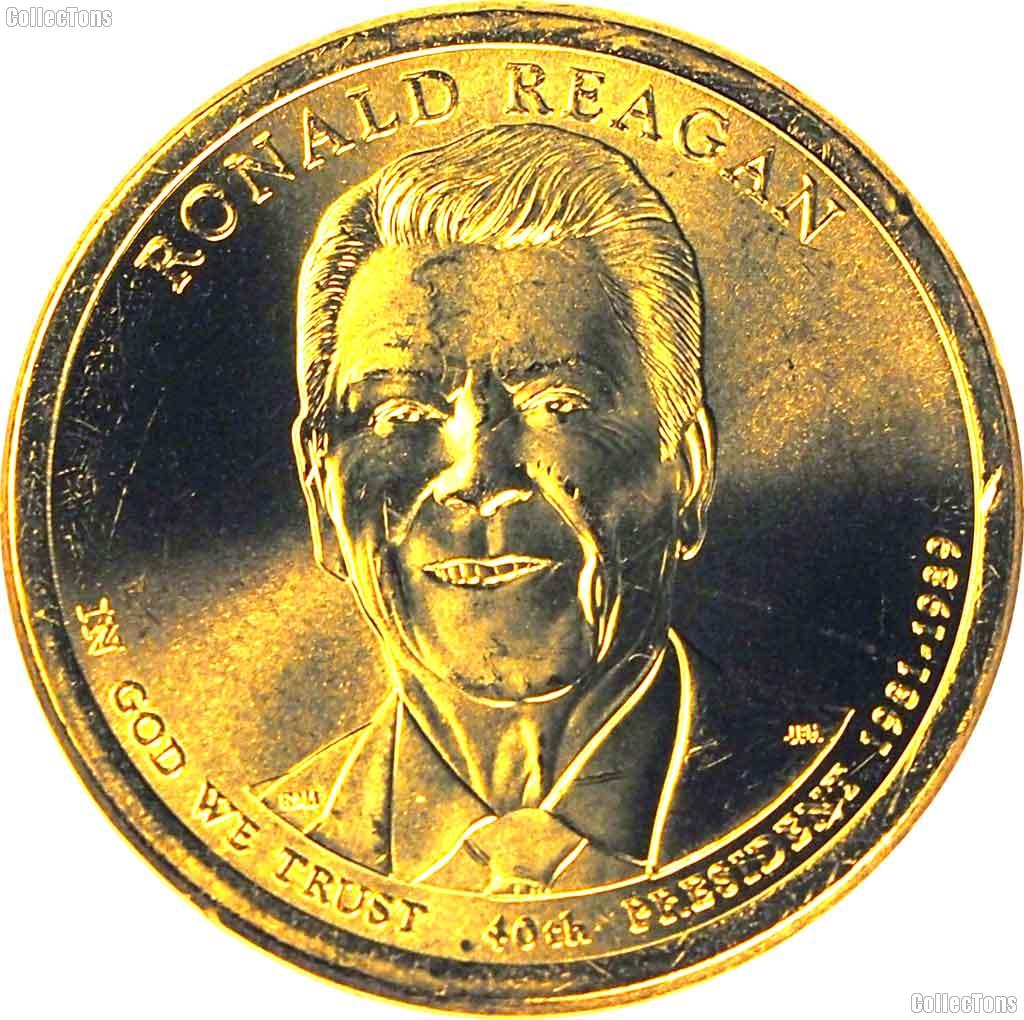 2016-D Ronald Reagan Presidential Dollar GEM BU