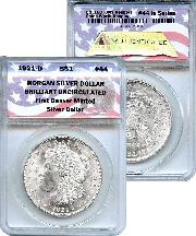 CollecTons Keepers #44: 1921-D Morgan Silver Dollar Certified in Exclusive ANACS Brilliant Uncirculated Holder