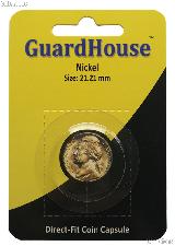 Guardhouse Coin Capsule Direct Fit Coin Holder for NICKELS