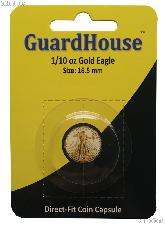 Guardhouse Coin Capsule Direct Fit Coin Holder 1/10oz GOLD EAGLE