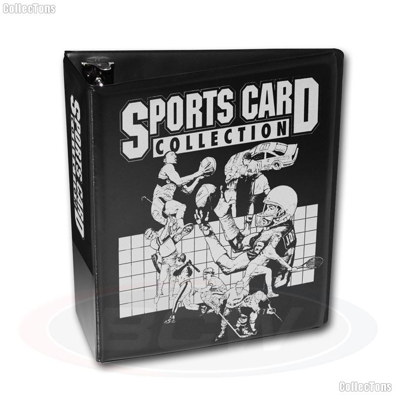 Trading Card Album by BCW 3 Ring Trading Card Album in Black