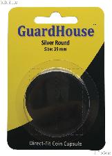 Guardhouse Coin Capsule Direct Fit Coin Holder for SILVER ROUNDS