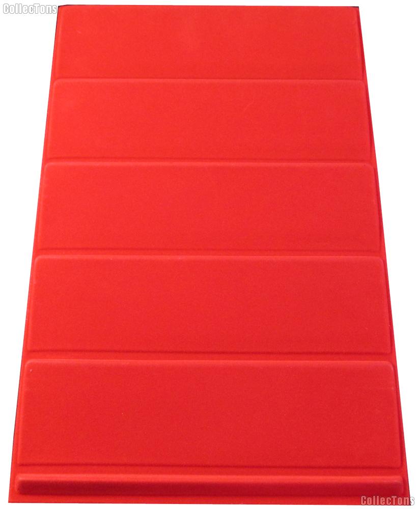 Vertical 5-Tier Coin Tray for Slabs in Red