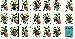 1997 Citron Moth & Flowering Pineapple 32 Cent US Postage Stamp Unused Sheet of 20 Scott #3127a
