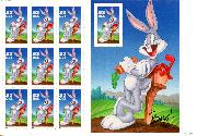 1997 Bugs Bunny 32 Cent US Postage Stamp Unused Sheet of 10 Scott #3137