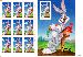 1997 Bugs Bunny 32 Cent US Postage Stamp Unused Sheet of 10 Scott #3137
