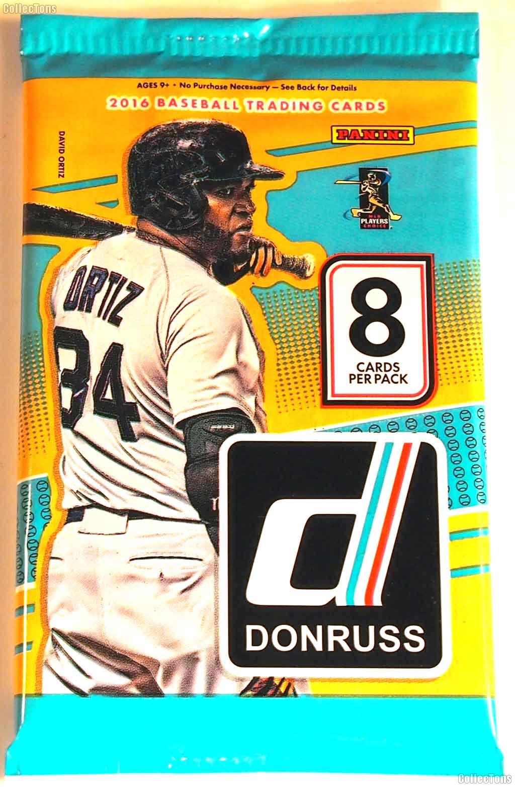 Panini Donruss Pack of Baseball Trading Cards 2016