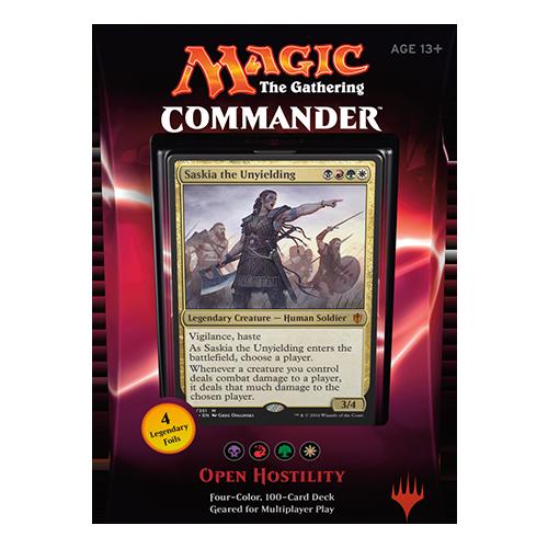MTG Magic The Gathering Commander 2016 100-Card Deck: Open Hostility