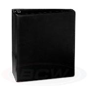 BCW Plain Black Binder - 2" D-Ring Album