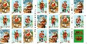 1995 Santa + Children 32 Cent US Postage Stamp MNH Booklet of 20 Scott #3011a