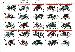 1995 Antique Automobiles 32 Cent US Postage Stamp MNH Sheet of 25 Scott #3019-3023