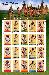 1996 American Indian Dances 32 Cent US Postage Stamp MNH Sheet of 20 Scott #3072-3076