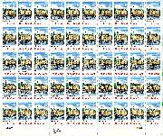 1990 Rhode Island Statehood 25 Cent US Postage Stamp MNH Sheet of 50 Scott #2348