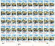 1990 Rhode Island Statehood 25 Cent US Postage Stamp MNH Sheet of 50 Scott #2348