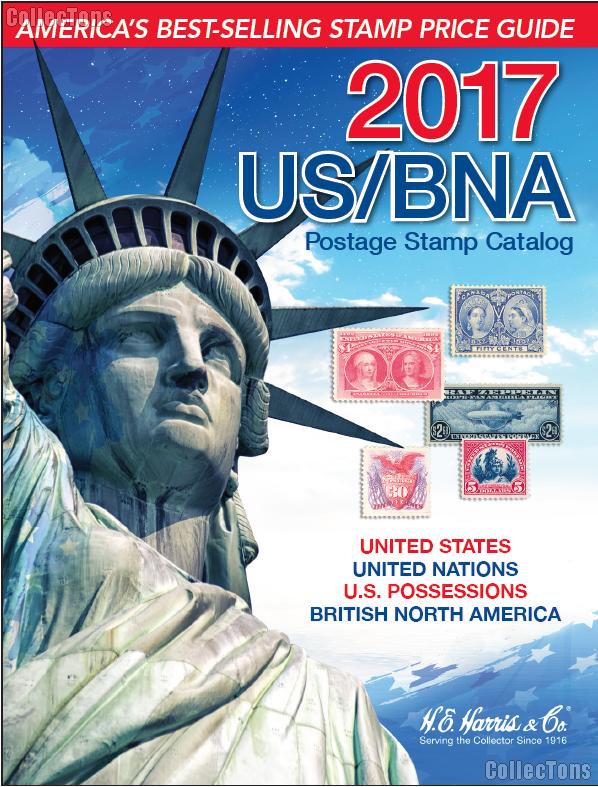 2017 US / BNA Postage Stamp Catalog by H.E. Harris & Co. - Hard Cover Spiral