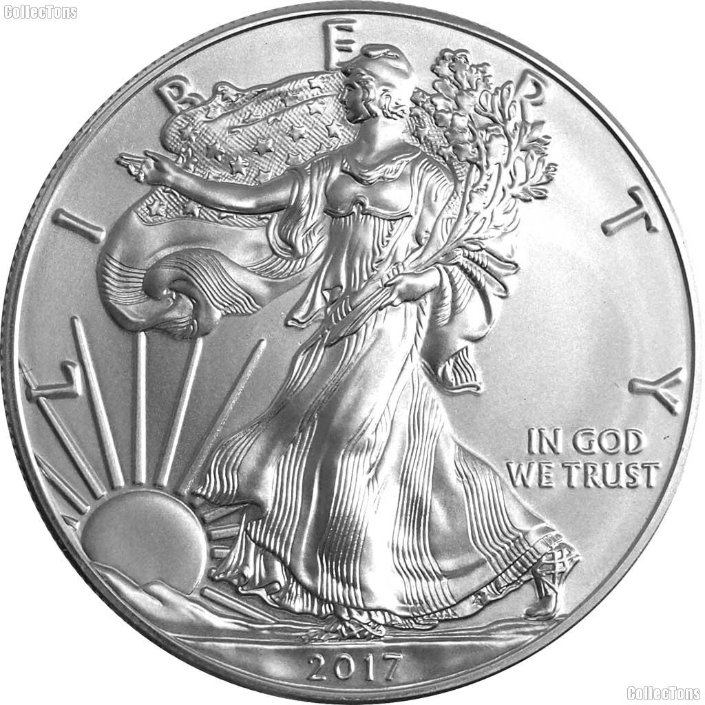 2017 American Silver Eagle Dollar BU