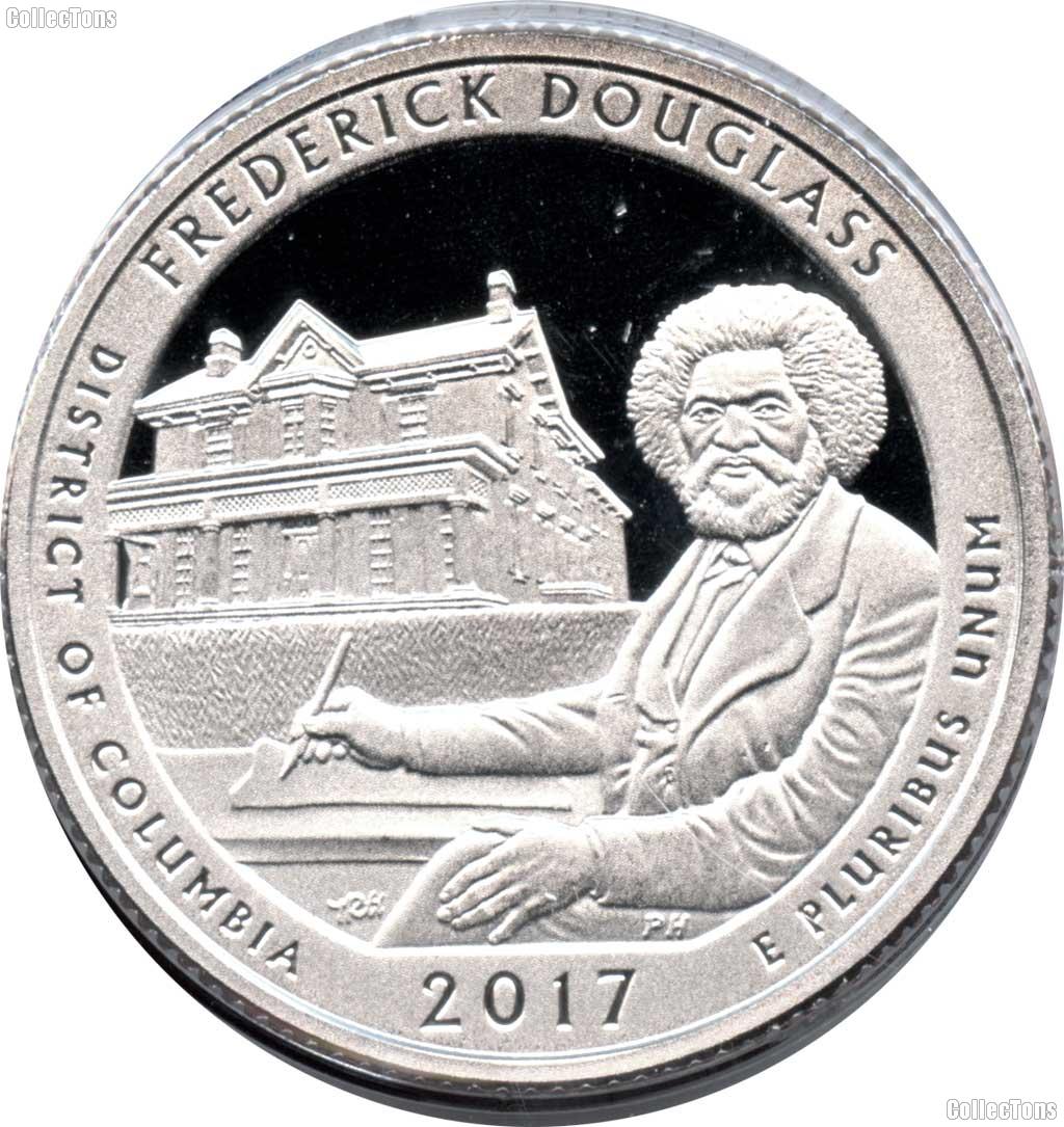 2017-S Dist. of Columbia Frederick Douglass National Historic Site Quarter GEM SILVER PROOF America the Beautiful