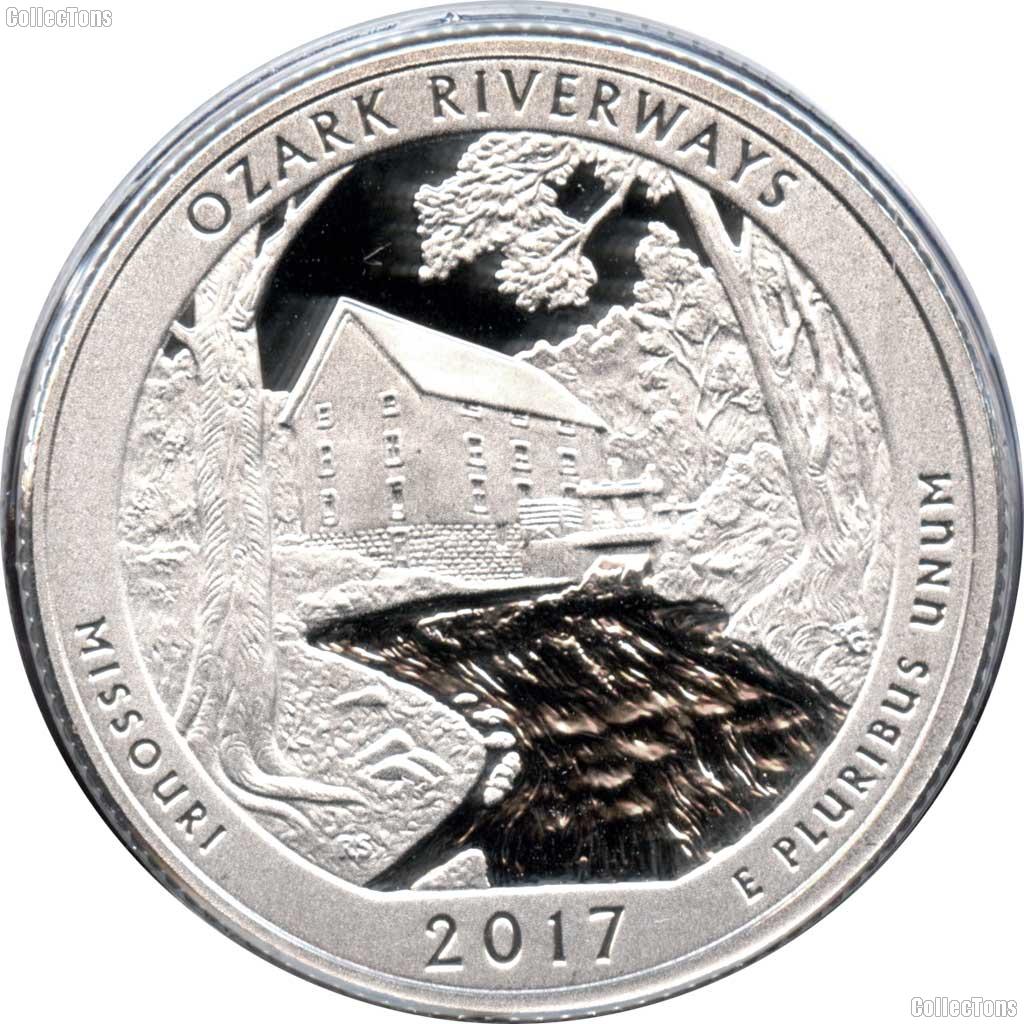 2017-S Missouri Ozark National Scenic Riverways Quarter GEM SILVER PROOF America the Beautiful