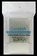 Coretek 3 1/8" x 5 1/4" Small Currency Archival Quality Currency Holder