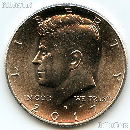 2017-D Kennedy Half Dollar GEM BU 2017 Kennedy Half