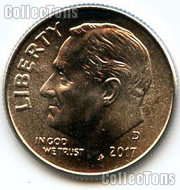 2017-D Roosevelt Dime GEM BU 2017 Dime Perfect for Album