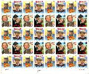 1990 Classic Films US Postage Stamp MNH Sheet of 40 Scott #2445-2448