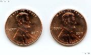 2017 P&D Lincoln Shield Cent - Union Shield Cents