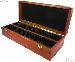 Vertical Row Wooden Coin Box for 60 Slab Holders